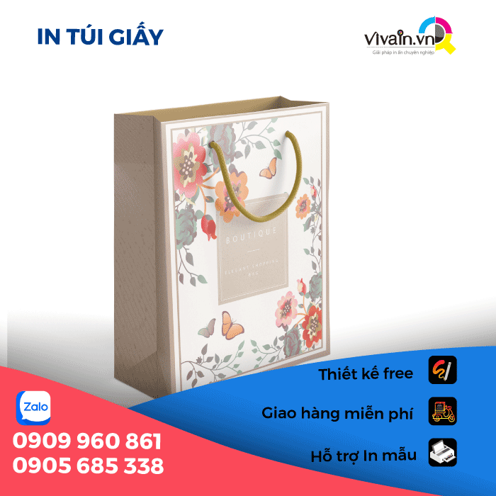 In túi giấy đựng quà tặng