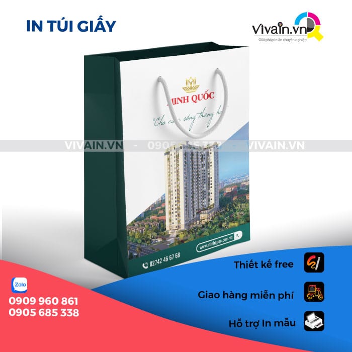 in túi giấy logo công ty